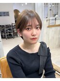 【畑中正敏】愛されショートボブ艶髪/似合わせカット