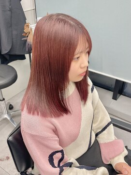 ゴウトゥデイシェアサロン 町田店(GO TODAY SHAiRE SALON) ブリーチ無し暖色カラー♪