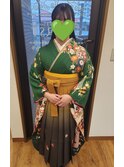 卒業式袴　着付け＋ヘアセット