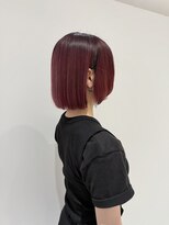 エアー 横浜(AIR)&nbsp;【湯田】ダークレッドグラデーションボブ