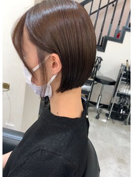 ドクターズサロン レラパール ハンサムショート/こなれボブ/小顔カット/透明感カラー/春ヘア