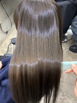 ロンド 表参道店(Lond) 髪質改善縮毛矯正レイヤーカット顔周り前髪韓国ミニウルフ