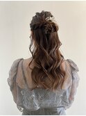 10代/20代ヘアセット/ハーフアップ