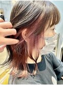 美髪！インナーピンクカラー