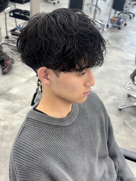 オム ブランシェ(HOMME BLANCHE’) 【Natsuki】ふんわりシャドウパーマ