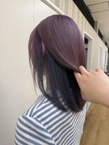 アクイール(ACCUEILLIR) ピンクパープル×インナーカラー