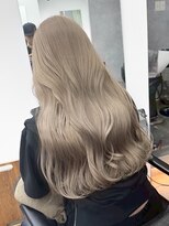 エンネ 新宿(enne)&nbsp;グレージュカラーレイヤーカット/ブリーチ/マロンベージュ/新宿