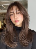 ハッシュカット/髪質改善/レイヤーカット/小顔/透明感カラー