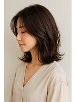 ジプソ 池袋西口(Gypso)&nbsp;ミディアムレイヤーカット/カラー/髪質改善トリートメント