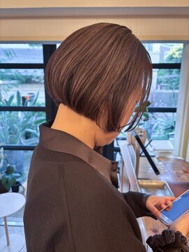 エヌヨンブンノイチ 茅ヶ崎(n1/4) 30代40代50代大人ボブ丸みボブ前髪なし