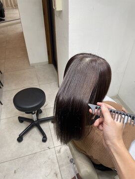 ボクノ 2号店(bokuno) セミロング×髪質改善矯正