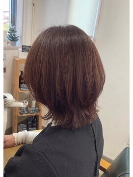 ヘアアトリエ ナイン 岡部店(hair atelier nine) ヘッドスパ/チェリーレッド/ハイレイヤーウルフ/髪質改善/福島市