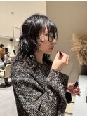 ウルフウフルカットレイヤーカットパーマ