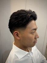 フランクスバーバーリザーブ 人形町店(FRANK’S BARBER RESERVE)&nbsp;MEN’S HAIR/サーフカール/刈り上げセンターパート/人形町