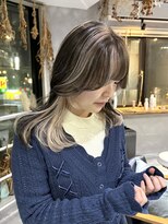 リュッカ(Lyuck) 【SAKI】デザインカラー/ホワイトベージュ