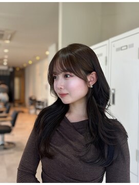 シュガソル 元町三宮(syugasol) 着物へア/大人ガーリー/ダークアッシュ/合わせカット/三宮元町