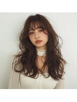 ハイブリッド サロン ピース(HYBRID SALON peace by Holistic Organic)&nbsp;ボリュームウェーブロング 「ふわカール×甘めロング」