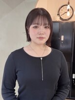 ローレン(LOREN) 黒髪/ボブルフ/ネビージュ/小顔/ワンレン/栄/髪質改善/前髪