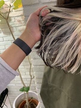 ロンド 表参道店(Lond) 大人気インナーカラーホワイト＊ボブヘア＊