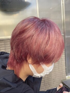 スタジオフォーエイチ(STUDIO 4H) ハイトーンピンクアッシュ/ピンクベージュ/マッシュウルフ