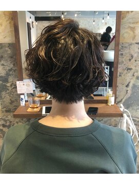 ジュエ (jouer) 30代40代/ハンサムレイヤーショート/髪質改善/ニュアンスパーマ