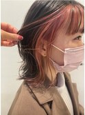 ピンクのミストバングで華やかに♪★BUZZ秋山