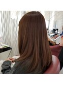 20代30代40代/縮毛矯正/ナチュラルブラウン/ストレート/白髪染め