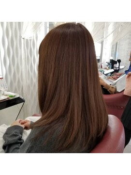 クオリス 上福岡店(QUALIS) 20代30代40代/縮毛矯正/ナチュラルブラウン/ストレート/白髪染め
