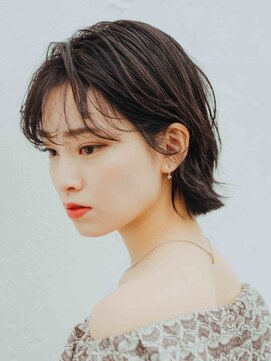 エイル 上大岡店(aile) 無雑作切りっぱなしボブ[上大岡駅]