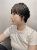 ショートボブ_丸み_マッシュ
