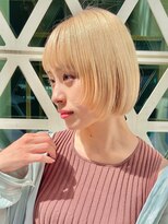 マックス フォー ヘアー(MAX FOR HAIR) 【デザインカラー】綺麗なボブ×ハイトーンカラー◎