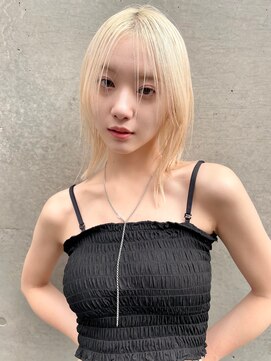 ガレージ バイ グリーン 原宿 表参道(Garage by green) 【loki】ブロンドレイヤー