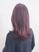 ラベンダーグレージュ_グレージュカラーボブウルフ_ba401202