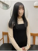 【haif okada】ぷつっとストレート×フェイスレイヤー