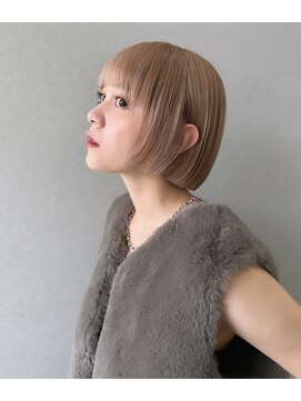 シーク 天神(SEEK) 【SEEK 茶木】ハイトーンミルクティーベージュ