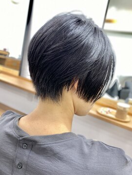 ランプ(Lamp) バレイヤージュ髪質改善おさまる透明感白髪染めグレージュ中野