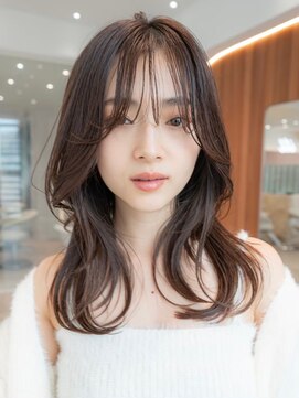 イオ 本厚木(io) くびれレイヤーエモージュイメチェンフルバング似合わせカット