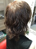 ナイス(NICE)&nbsp;マッシュウルフパーマヘア