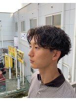 ビカムメンズヘアー 栄店(become men's hair)&nbsp;波巻きセンターパート