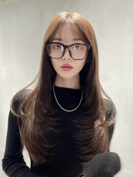 ロムーク 表参道(LOMKH) 新生活はエクステイメチェン/美髪/ワイドバング/ブルーブラック