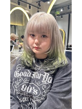 ロンド レア 天神大名店(Lond Le’a) メルティカラー/ウェーブミディアム /似合わせカットスタイル