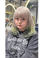 ロンド レア 天神大名店(Lond Le’a) メルティカラー/ウェーブミディアム /似合わせカットスタイル