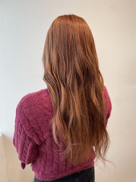 サラ ビューティー サイト 古賀店(SARA Beauty Sight) 【ブリーチなしカラー】10代20代/黒髪卒業/ピンクベージュ/モテ