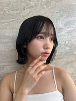ロンドロゼ 池袋(Lond rose) イメチェン外ハネボブ美髪ワイドバング顔周りレイヤーカット