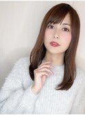 暗めカラー×グランマッシュ×デザインカラー