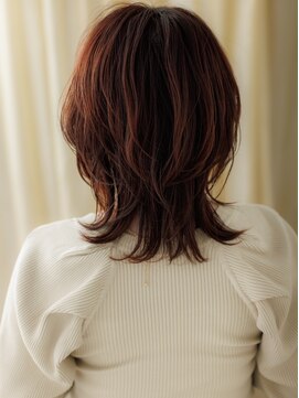 モッズヘア 越谷(mod's hair) 小顔ウルフパーマくびれミディアムレイヤーTc2越谷20代30代40代