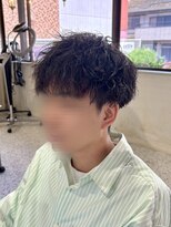 サンバイセライロ 千葉(SAN. by celilo)&nbsp;メンズトレンドヘア/ツイストスパイラルパーマ/関祐翔