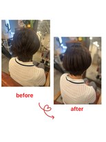 グリーンルーム(GREEN ROOM)&nbsp;【人気NO１】髪修復！ハリコシ艶カラー＆カットコース