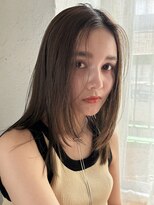 スミス 上野(smith)&nbsp;レイヤーカットハッシュカット顔まわりミディアムロング