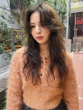 ユルクメゾンシティ 名古屋(JURK MAISON CITY) 【mai style】ロングドライパーマ　オリーブカラー